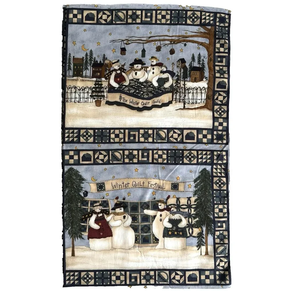 Rare MODA Fabric 6 Quilt Blocks 